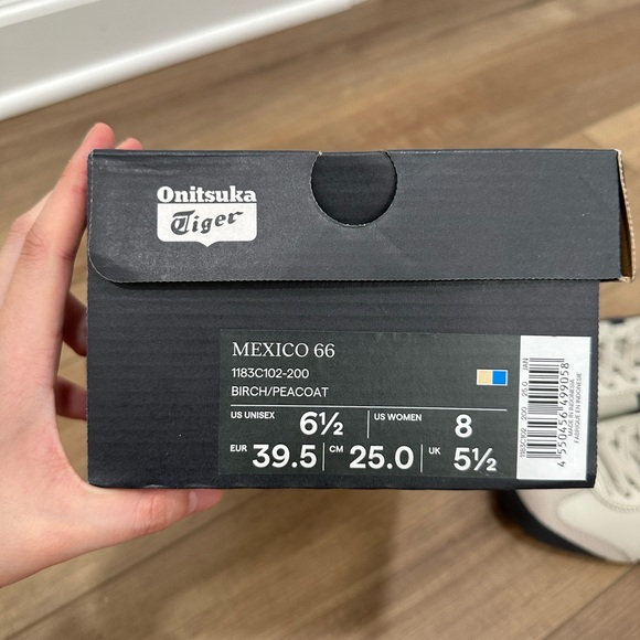 Onitsuka Tiger Mexico 66 in Birch/ Peacoat (U.S. 8) - Picture 3 of 3